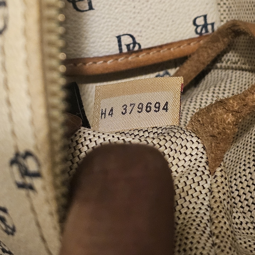 Dooney & Bourke White and Tan Satchel Set - Picture 14 of 14